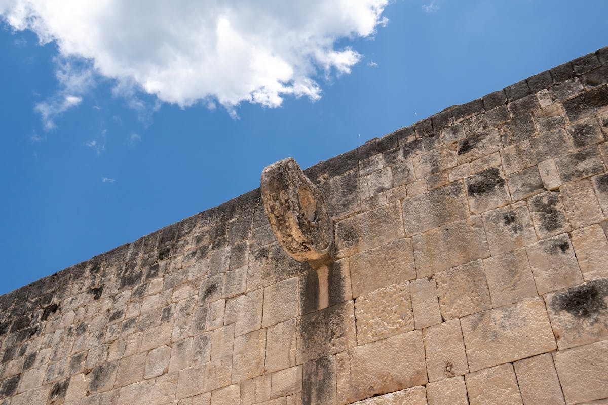 Stone hoop at the Chichen Itza ball court