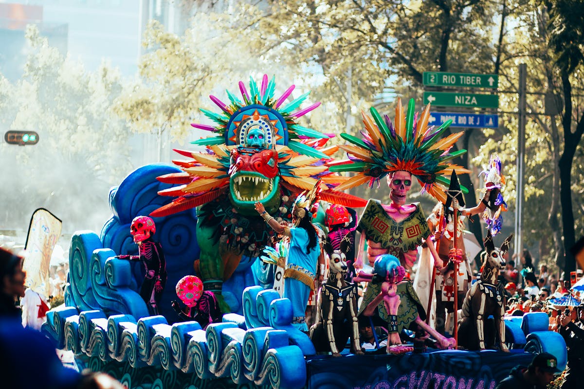 Day of the Dead parade in Mexico